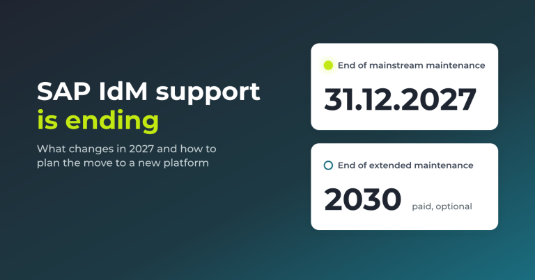 SAP IdM End of Maintenance: How to Plan the Move